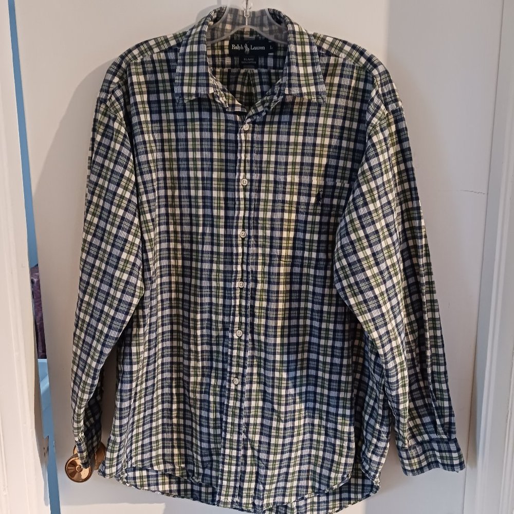 Ralph Lauren Men's Shirt Large, button up, long sleeve